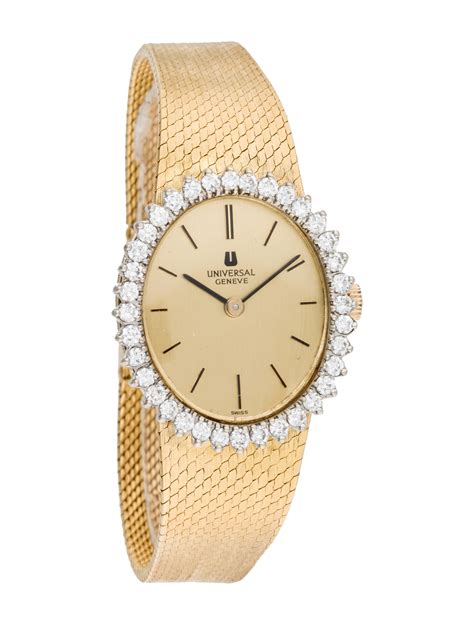 geneve mens watch|geneve gold watch with diamonds.